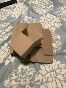 3&#034; x 2&#034; x 3&#034; Reverse Tuck heavy weight Kraft Shipping Boxes 50 Pc