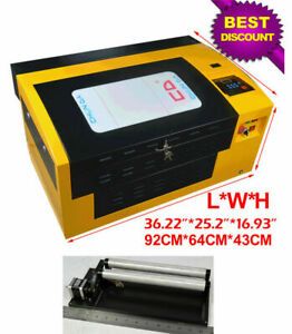 IntBuying 50W 12x20&#034; CO2 Laser Engraver Cutter Engraving Machine Carve USB