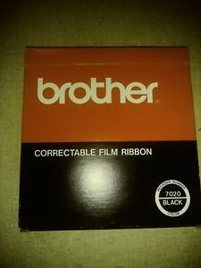 BROTHER CORRECTABLE FILM RIBBON ~ 7020 Black ~ New In Box ~ Cassette Typewriter