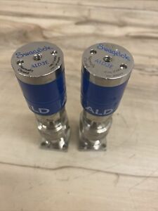 2x ALD Swagelok ALD3E Diaphragm Valve 6LVV-MSM-ALD3E-2-P-CS