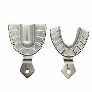 2PC Dental Impression Detachable Tray for Implant Analogues Upper+Lower Big