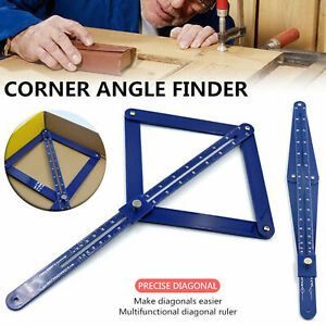 Corner Angle Finder Protractor Ruler Woodworking Model Craft Angle Square Tool