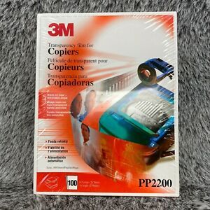 3M Transparency Film for Copiers 100 Pages PP2200 New In Package