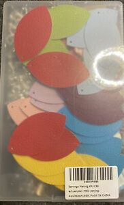 321 Pcs Faux Leather Earrings Making Kit for Beginner, Contains 96 Pre Cut