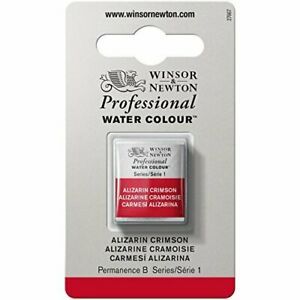 WINSOR &amp; NEWTON / COLART 0101004 PROFESSIONAL WATER COLOUR HALF PAN ALIZARIN ...