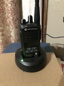 MINT Motorola CP185 VHF 16ch Radio w/Accessories