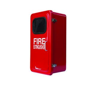 FireTech™ Fiberglass Extinguisher Cabinet, 36 1/8&#034;H x 19 5/8&#034;W x 14&#034;D, Red,