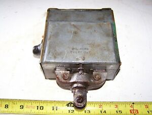 WICO EK Hit Miss Gas Engine Magneto Mag Steam Tractor Oiler Spark Plug Brass
