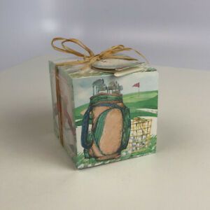 Note Paper Block Golf New Sealed Lissom Design 3 Inch
