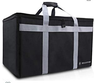 G7.BELLEFORD Insulated Food Delivery Bag XXL - 23x14x15&#034; Waterproof Grocery