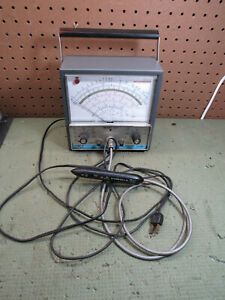Vintage B&amp;K Precision / Dynascan Model 177 VTVM Multimeter  + PR-43 PROBE