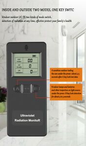 Professional Portable Digital UV Radiation Detector Monitor Meter Indoor KF-90