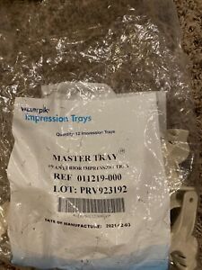 WaterPik 011214-000 Master Tray #4 Medium Lower Full-Arch Impression Trays 12/Pk