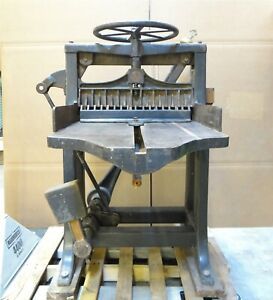 Large Antique Chandler &amp; Price. Co S4018 Hand Operated Paper Guillotine Cutter