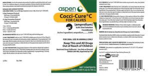 Cocci Cure C for Calves 9.6% Gallon Coccidiosis