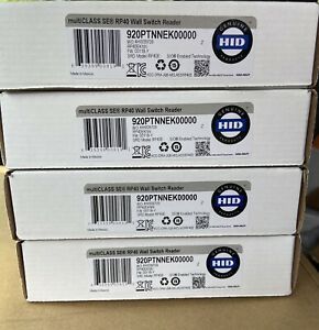 BRAND NEW HID RP40 920PTNNEK00000 multiCLASS SE RP40 Wall Switch Reader Wiegand