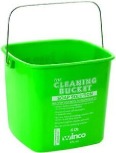 Cleaning Bucket, 5.7l, Green Soap Solution. Winco. Delivery is Free