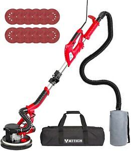 Drywall Sander, 750W Electric Sander with 12 Pcs Sanding discs, 7 Variable Speed