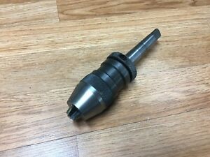 QUPCO KEYLESS DRILL CHUCK 3/8&#034; CAP W/ 2MT SHANK