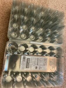 Lot of 20 Costco Kirkland Clear Plastic 2 Dozen Empty Egg Cartons 24 Egg Count
