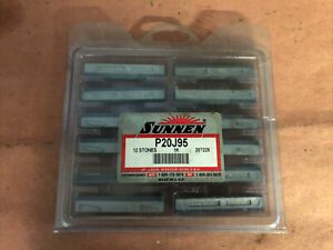 Sunnen Abrasive Honing Stones P20J95. 12 Stones/pack. Price Is For 1 Pack Only.