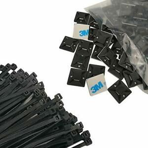 Bridas de cremallera adhesivas y bridas para cables– Pequeo montaje de cable...