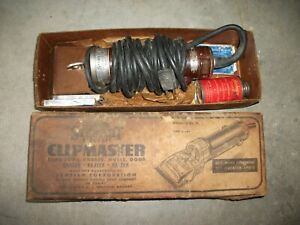 Sunbeam Stewart 51-2 Clipmaster Livestock Clippers in Original Box With Extras