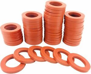 50 Pcs Garden Hose Washers Rubber Washers Seals, Hose Gaskets Heavy Duty Water O
