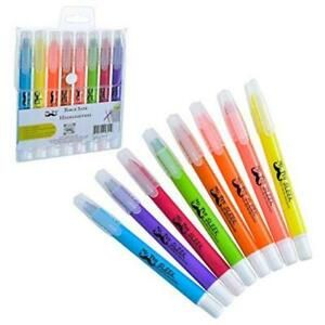 No Bleed Gel Highlighter, Bible Highlighters, Assorted Colors, Pack of 8