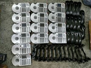 14 Silver IP 265 or S36 ShoreTel 6-line VoIP Business Phones w/stands &amp; handsets