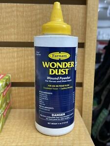 Wonder Dust Wound Powder  4 oz, $9 each.