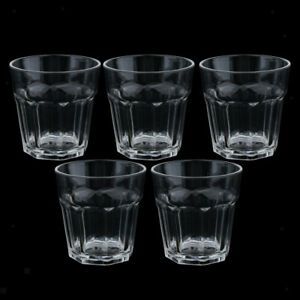 5 Pieces Acrylic Cup Plastic Mug for Beer Coffee Tea Vodka Cup  300ml