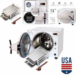 18L Dental Autoclave Steam Sterilizer Medical Sterilization Equipment 900W +Tray