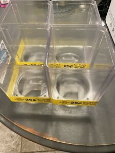 4 Bottom Or Small U-Turn Canisters With No Candy Wheels
