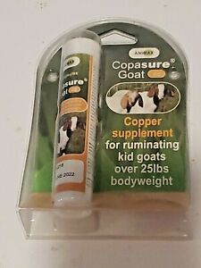 Animax Copasure Kid Goats Copper Supplement 2g 24 Capsules Exp 6/2022 NEW