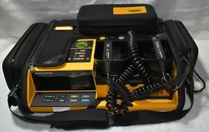 FREE SHIP IN US PHYSIO-CONTROL LIFEPAK 10C WITH CARRY CASE YELLOW MINT CONDITION