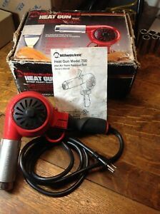 Milwaukee MHT Products Model 750 Heat Gun Tool 50/60Hz 120 VAC 14 Amp. TESTED