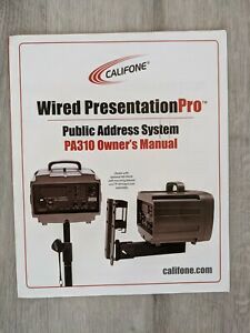 NIB Califone PA310 PresentationPro Wireless Portable PA System Public Address