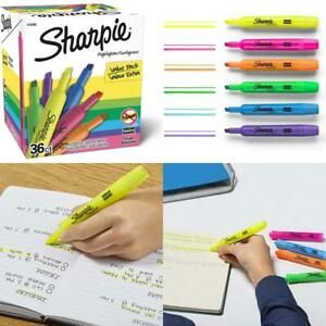 Sharpie Tank Highlighters, Chisel Tip, Assorted Color Highlighters, Value Pack,