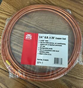 Streamline Mueller Industries 0.25in OD X 20Ft. Refrigeration Coil Tube USA Made