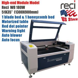 180W RECI W8 Module CO2 Laser Cutting Machine 1300X900mm Laser Engraver Cutter