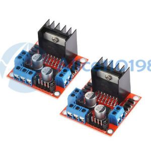 2PCS Dual H-Bridge DC Stepper Motor Drive Controller Board Module Arduino L298N