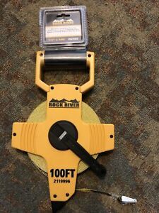 Fiberglass Long Tape Measure 1/2”X100’