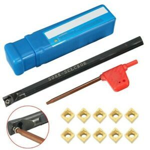 Lathe Turning Tools Boring Bar Inserts CCMT060204 S08K-SCLCR06 Latest Practical