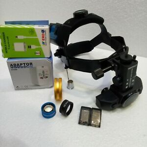 Free Shipping Indirect Ophthalmoscope with accessories &amp; 78D, 90D, 20D lens Pack