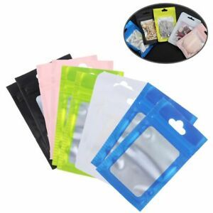 Self Seal Matte Aluminum Foil Reclosable Pouches Packaging Bag Storage Zipper