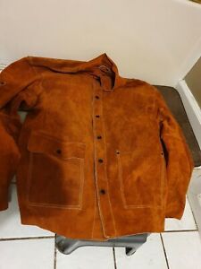 Leather Welding Jacket - Heavy Duty Welding jacket size Large