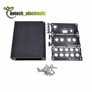 Aluminum Enclosure Black Cover case for LimeSDR Type-A or Type-B L2KE