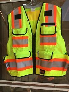 Extra Large SECO Class 2 Safety Utility Vest Size 54  XL