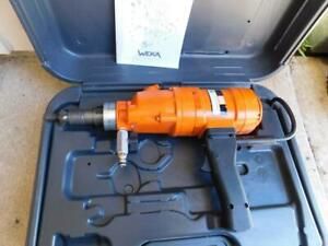 WEKA DK12 CORE BORE DIAMOND PRODUCTS HANDHELD DIAMOND CORE DRILL  3 SPEED MOTOR